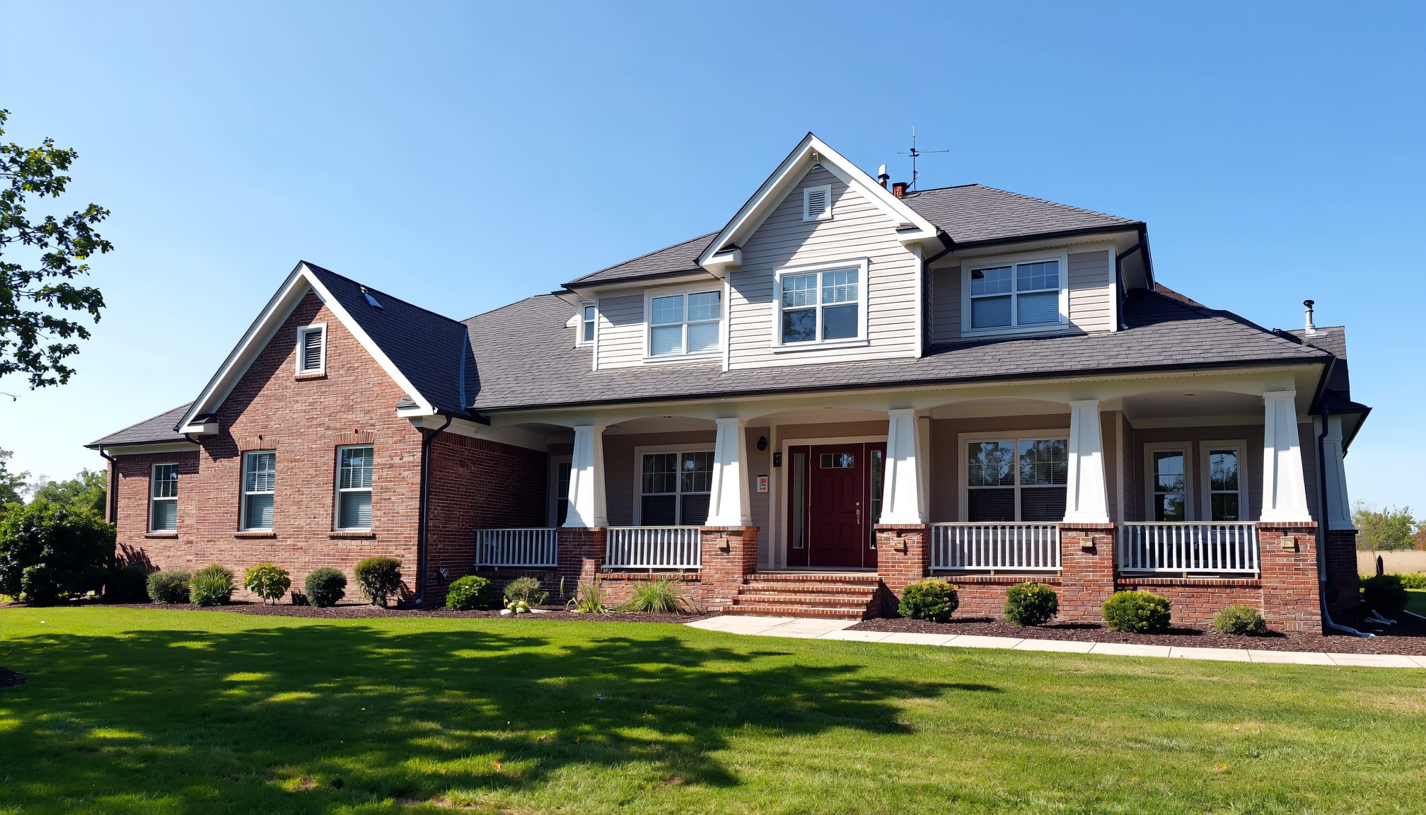 Wichita, KS with seamless rain gutters 2